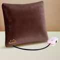 Electric Heated Pillow, EHPDLW02, Soft and Comfortable, Heats Fast and Even, Perfect for Cramps, Muscle Pain, Relieving discomfort. Overheat Protection, Graphene Fabric,13.5" x 13.5" Size